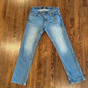 Men’s Hollister slim straight epic flex denim medium wash jeans W29 L30